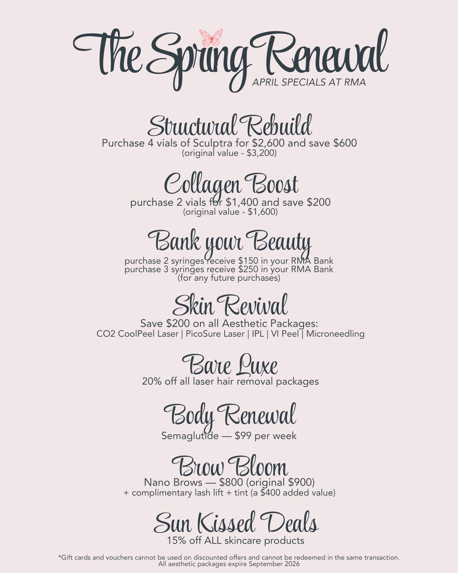 April Specials | Rejuvenation Medical Aesthetics