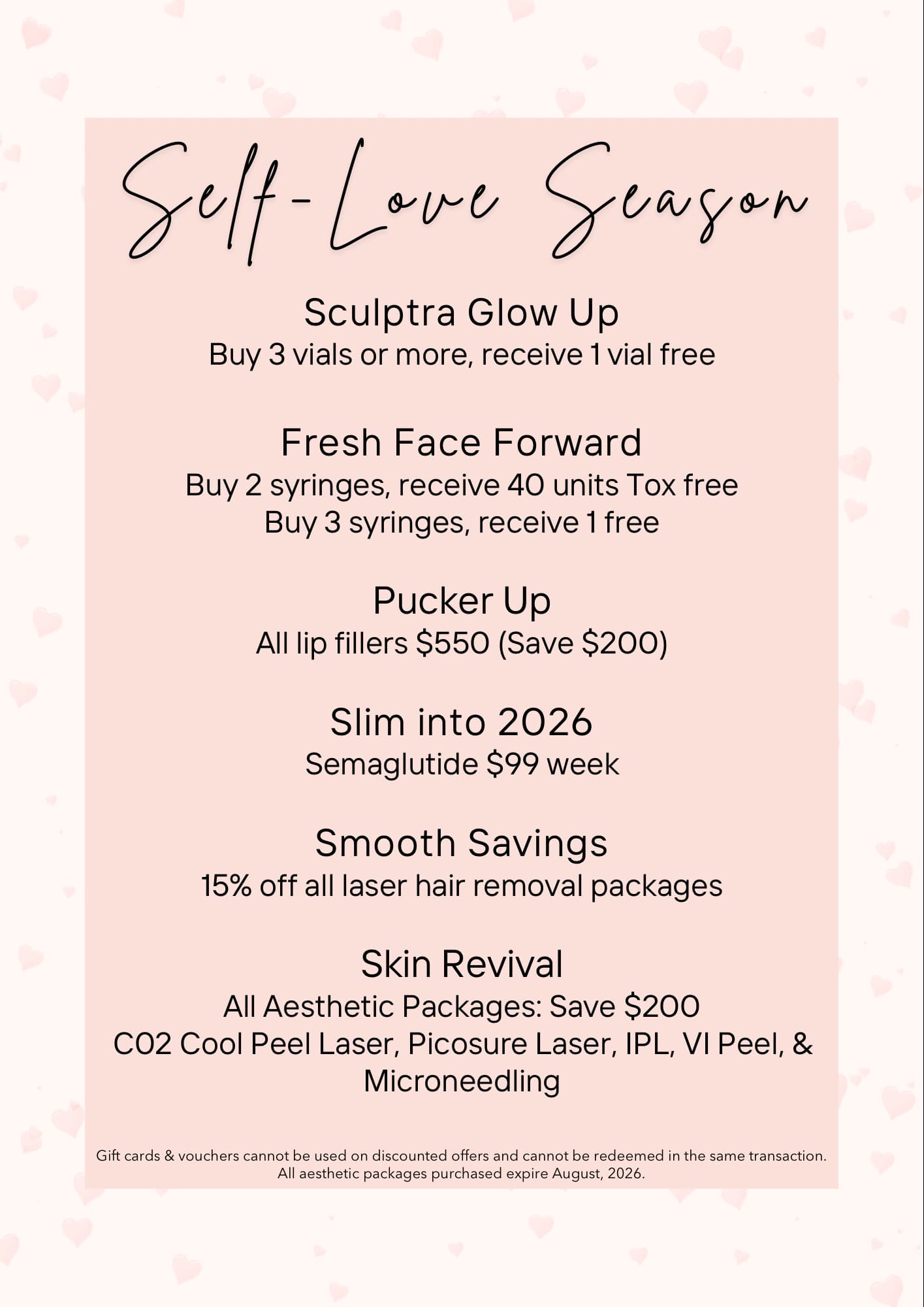 February Specials | Rejuvenation Medical Aesthetics